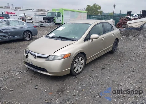 2007 Honda Civic Lx из США, поврежденный, VIN 1HGFA16577L122753